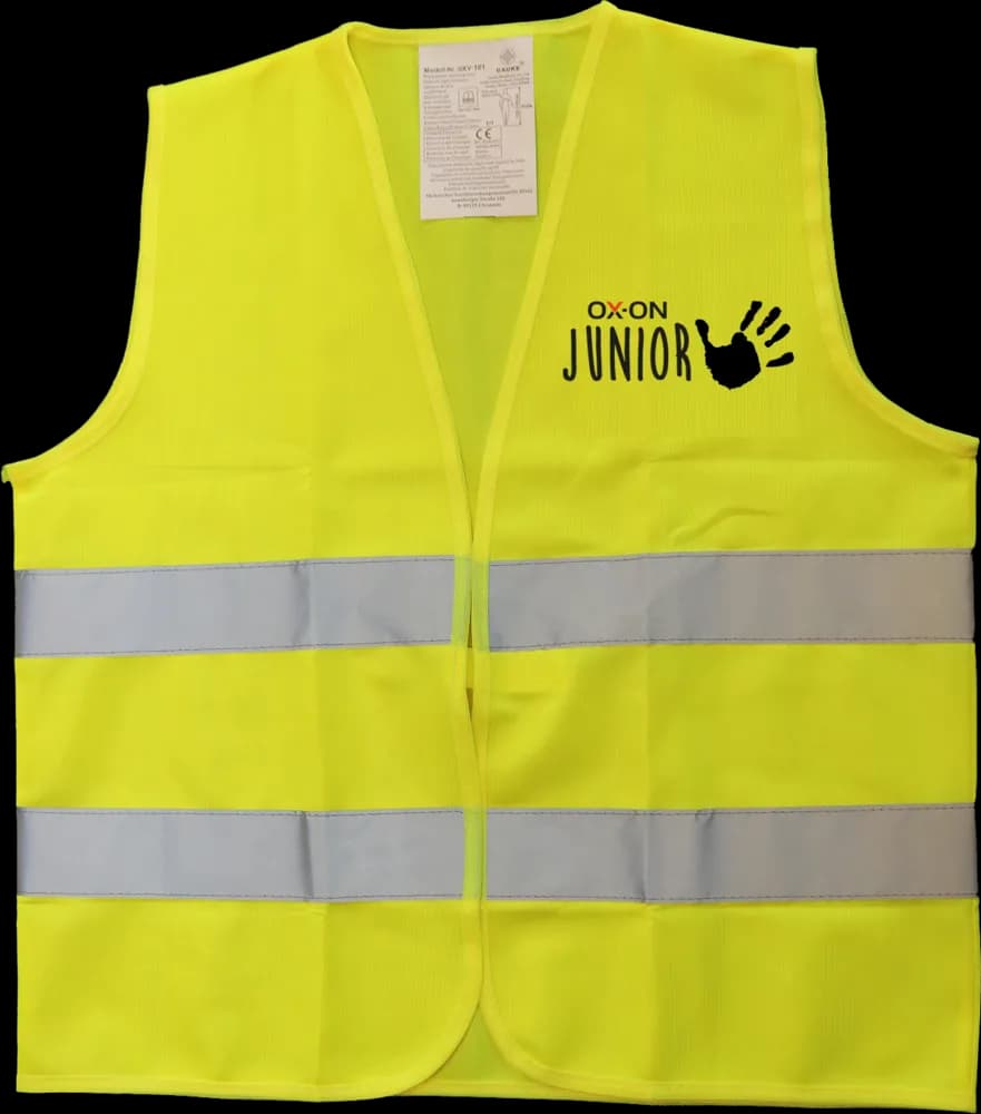 OX-ON Junior Traffic Vest Comfort – Hi-Viz Yellow