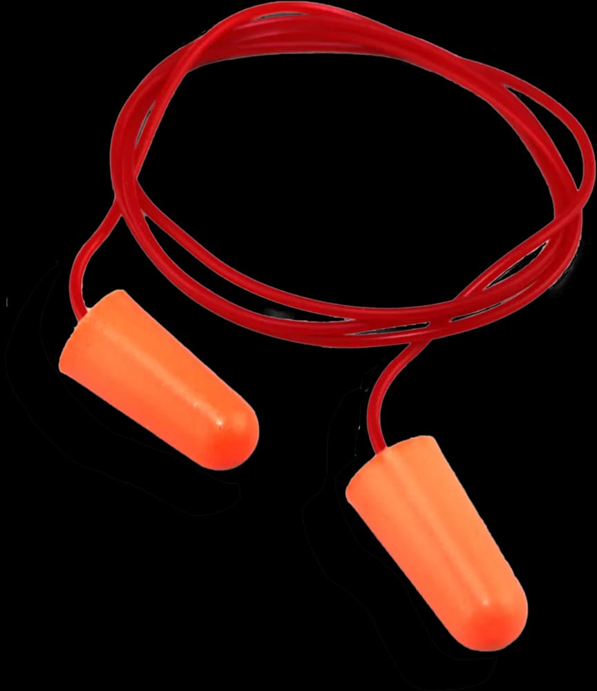 OX-ON Disposable Earplugs w/Cord Comfort